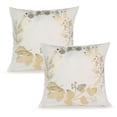 thumbnail image 1 of 2 fundas de almohada doradas para abrazar el hogar, cojín de sofá de felpa corto súper suave, no incluye almohada central, 1 of 5