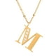 thumbnail image 2 of Juego Joyería Mujer, Collar Aretes Inicial Letras LuckyLy, Acero Inoxidable Baño de Oro 18k dorado UNITALLA, 2 of 6