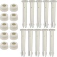 thumbnail image 1 of 10 Pieces Plastic Pins for Intex Round Metal Frame Pools Swimming Pool Joint Replacement Parts for Swimming Pool Joints, Spare Parts Replacement Joint, 1 of 5