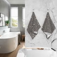 thumbnail image 7 of GZHJMY Terrazzo Cotton Hand Towel Set of 2, Highly Absorbent Soft Fingertip Towels for Bathroom Kitchen Hotel Gym Spa, 16 x 28 Inch Washcloths, 7 of 7