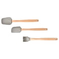thumbnail image 3 of 3Pcs Khaki Silicone Spatula Set For Baking And Cooking With Flat Handle Easy To Clean, 3 of 8