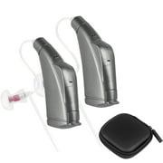 （MFi）Acuity Wireless RIC Digital Hearing Amplifier Earphones for iPhone iOS, Behind-the-Ear Aid Hearing Devices with Noise Reduction