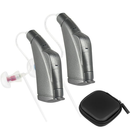 （MFi）Acuity Wireless RIC Digital Hearing Amplifier Earphones for iPhone iOS, Behind-the-Ear Aid Hearing Devices with Noise Reduction