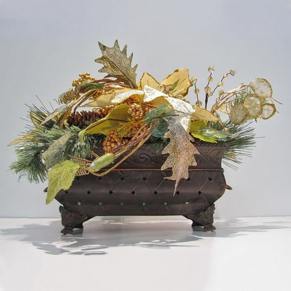 Pot decore pour noel