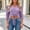 Purple, variant on ClodeEU Women's V Neck Long Sleeve Button Down Bow Waist Crop Shirt Top, Casual Solid Color Blouse Blue,Women's Plus L