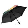 thumbnail image 2 of FORMRS Travel Umbrella Folding Auto Open Close Windproof Rain UV Protection, Art Field, 2 of 8