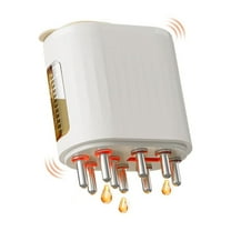 2 in 1 Electric Scalp Massager and Hair Oil Applicator, Hair Massager Scalp Applicator Brush Naturale, Follicle Activator for Hair Treatment Growth, White