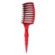 thumbnail image 2 of Cepillo de peluquería profesional, peine, masaje de cabeza, cepillo para el cabello, herramienta de peinado (rojo), 2 of 5