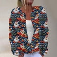 thumbnail image 1 of LOVZFMLL Cardigan pour Femmes Cardigan à Manches Longues Creusé Couleur Unie Veste Décontractée, 1 of 6