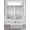 Gray, variant on Blue Beige Coastal 2 Panel Kitchen Curtains for Small Windows, Beach Starfish Summer Eucalyptus Vintage Bathroom Tier Curtain, Short Window Treatment for Bedroom/Living Room 55"x24"