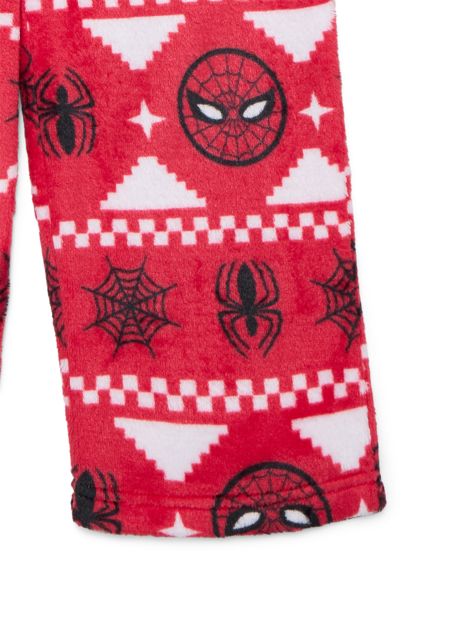 Spider-Man Boys Holiday Print Plush Pajama Sleep Pants, Sizes 4-16