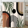 thumbnail image 2 of Bohemian Pattern Polyester Shower Curtain Waterproof Mildew-Resistant Bathroom Decor No Drill Hooks Easy Install Vibrant Design, 2 of 3