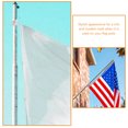 thumbnail image 5 of 4 Pcs Flags Flag Pole Fittings Flagpole Fittings Flag Holder Flag Parts White Flag Pole Replacement Parts, 5 of 6