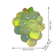 thumbnail image 3 of Grape Squeeze Toys Stress Relief Fruit Fidget Toy, Slow Rebound Sensory Stress Balls for Office Desk and Portable Relaxation Use, 3 of 8