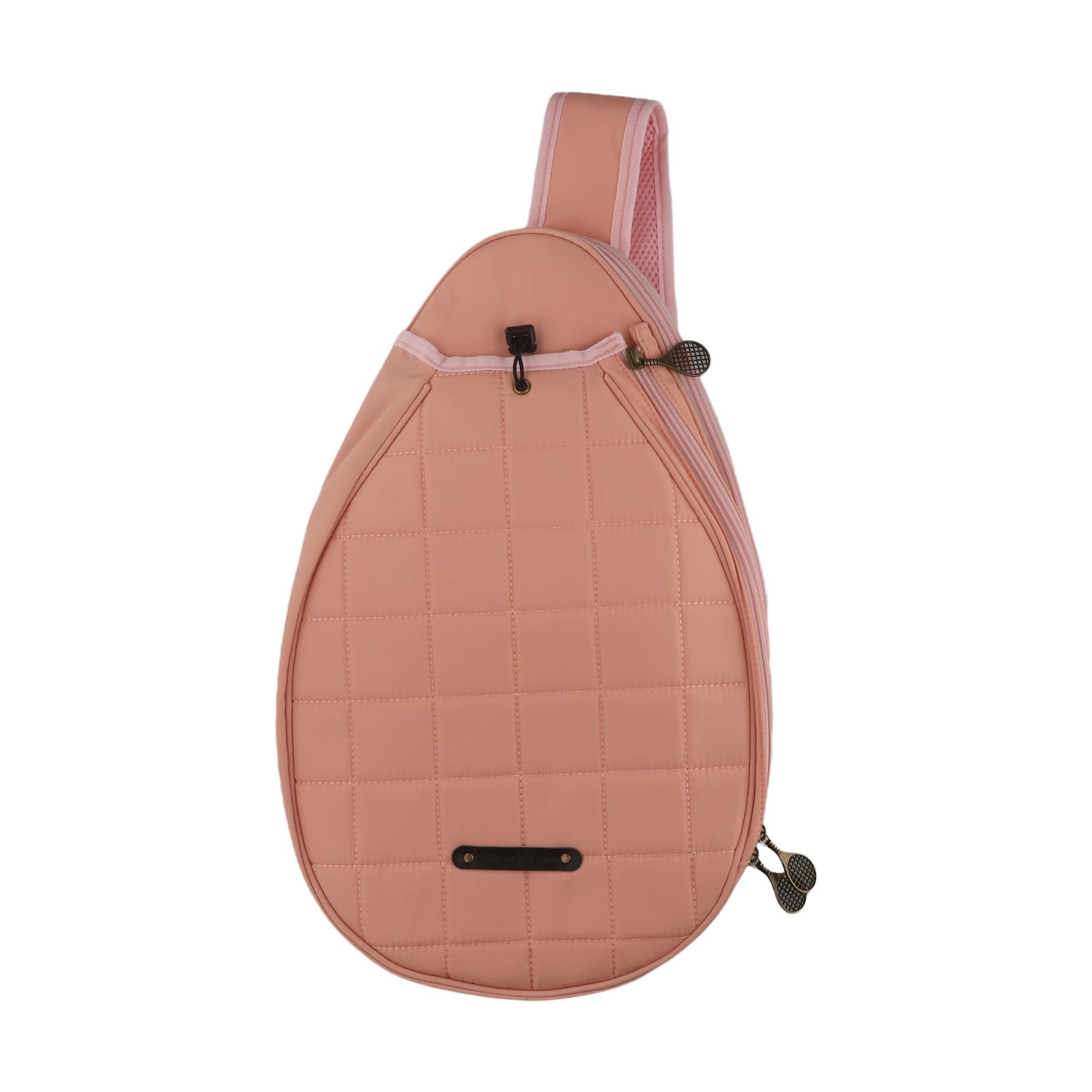 YAAQII for Tennis Racket Crossbody Bag Shoulder Bags for Tennis Badminton Pickleball Racket Storage Polyester Fabric Adjustable Strap Protective Compartment 18.1x10.6x2.4 Inch