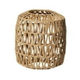 thumbnail image 2 of Rustic Hand Weaved Pendant Light Crafts Lampshade Rattan Lamp Shade for Bedroom Hallway Ceiling Pendant Room Dining , Khaki Lantern, 2 of 8