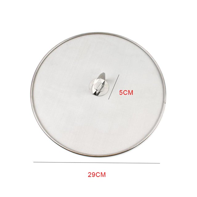 Grease Splatter Screen Pan Cover Guard Pot Lid; Stainless Steel Frying Pan Fine Mesh Stops Stove Oil Guard Pot Lid