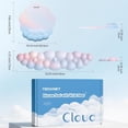 thumbnail image 3 of TECKNET BASICS Cloud Ergonomic Mouse Pad with Wrist Rest, Memory Foam Support & Non-Slip Base for Pain Relief, Office & Gaming, Rainbow, 3 of 8