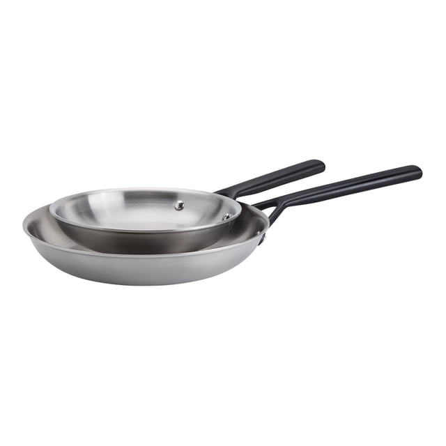 ZWILLING Milano Stainless Steel 2 Piece Stainless Steel Fry Pan Set