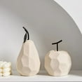 thumbnail image 6 of Nordic Sculpture Figurines for Interior Office Desk Accessories Home Decor Pear for Apple Ceramic Decor Abstract Fruit Ornaments (B5), 6 of 7