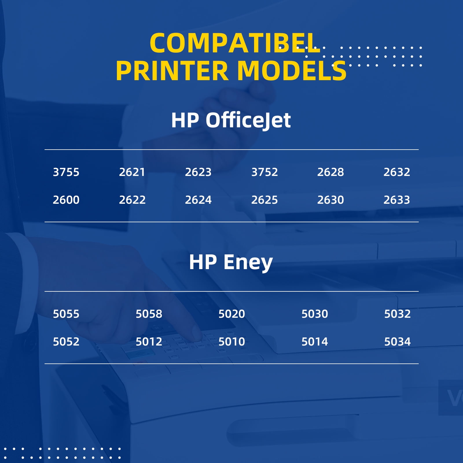 Compatible HP 302XL Cartouche d'encre grande capacité pour HP DeskJet 2130  3630, HP OfficeJet 3830 4650, HP Envy 4520 5220