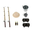 thumbnail image 1 of fastboy 9pcs Mini Fishing Tool Set 1/12 Miniature, 1 of 5
