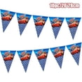 thumbnail image 3 of Nueva decoración para fiesta de cumpleaños de Disney Cars con dibujos animados de Lightning Mcqueen, platos de papel, servilletas, vasos, globos, suministros para eventos, 3 of 5