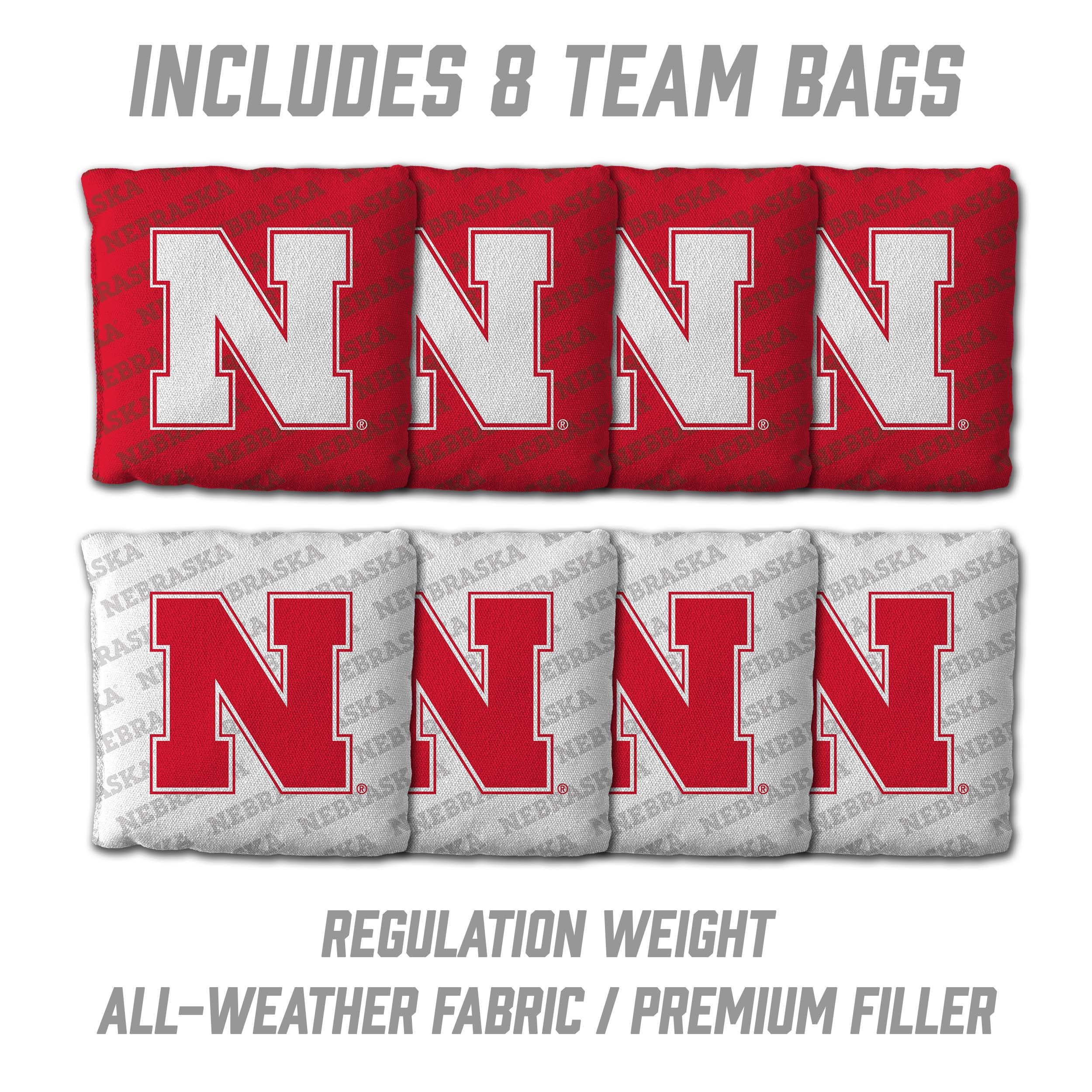 YouTheFan NCAA Nebraska Cornhuskers 2' x 4' Cornhole Game