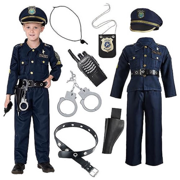 Kit de Juego y Disfraz Deluxe de Policía JOYIN