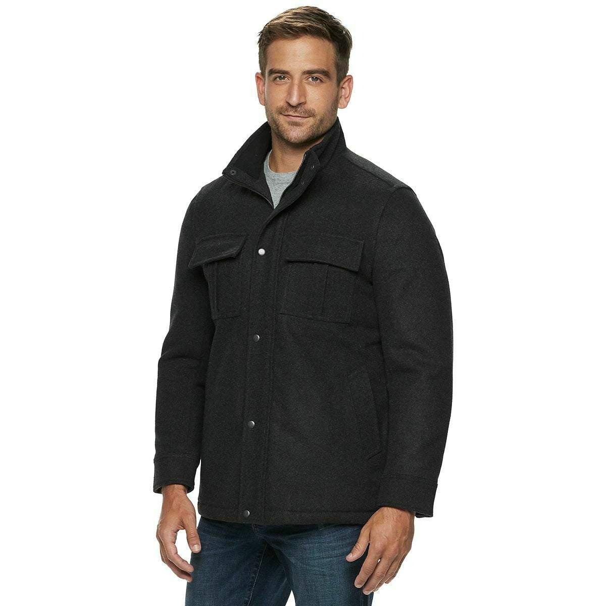 Men's Apt. 9 Stand-Up Collar 4-Pocket 