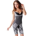 thumbnail image 1 of DPTALR Women Slimming Bamboo Charcoal Thermal Body Shaper Full Body Control Bodysuit, 1 of 9