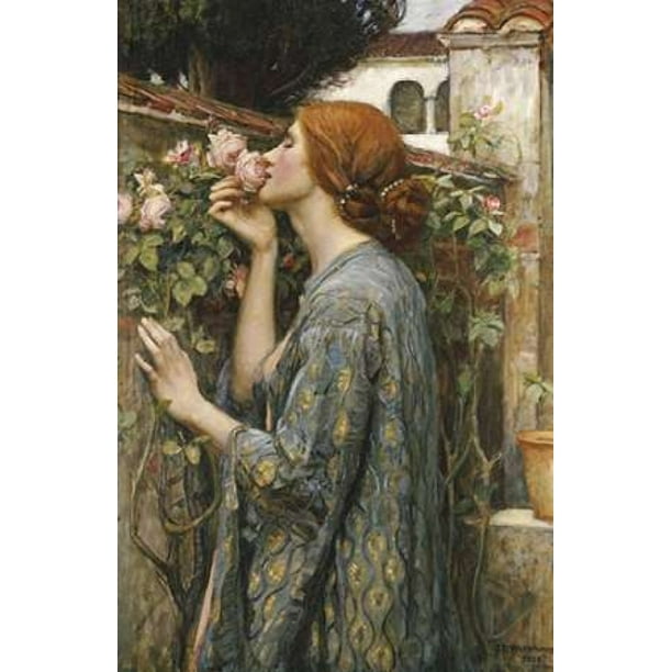 The Soul of The Rose Canvas Art John William Waterhouse (12 x 18)