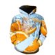 thumbnail image 3 of Sudadera con capucha con estampado 3D divertido de fresa naranja para hombre, sudaderas de manga larga con estampado de kiwi y uva, sudaderas con capucha geniales para mujer, 3 of 5