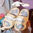 thumbnail image 4 of Zapatillas Kawaii Sanrio Kuromi, chanclas para casa y exterior, Hello Kitty, interior, baño, playa, verano, zapatos suaves, 4 of 4