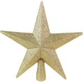 thumbnail image 1 of Tree Top Star Decoración creativa Polvo pegajoso Tridimensional Estrella de cinco puntas Plata Decorativo Holiday Bethlehem Star Ornament Xemadio WRST-36, 1 of 5