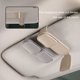 thumbnail image 3 of Riwesomey Clip de cuero para gafas de sol para automoción, organizador de Color sólido frontal, Clips de soporte interno de moda, accesorios Kits de molduras para tableros de automóviles Gris Riwesomey VI016553-03, 3 of 6