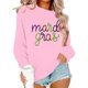 thumbnail image 5 of Mujeres de Manga Larga Tops Navidad Informal Impreso Cuello Tripulado Sudadera Invierno Acogedor, Mujeres de Manga Larga Navidad Tops, 5 of 6