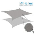thumbnail image 3 of JVMU 10' x 16' Rectangle Waterproof Sun Shade Sail Canopy for Outdoor Patio Pool Garden Yard, Beige Yellow, 3 of 10