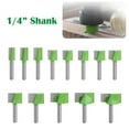 thumbnail image 2 of Lefu Nettoyage Bas Routeur Bit 6.35mm Tige Fraiseuse Gravure Bois, 2 of 6