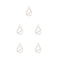 thumbnail image 1 of Clip de papel de Metal Billuyoard 30 piezas forma de gota de agua portátil, 1 of 6