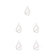 thumbnail image 2 of Toystoory 30 Piezas Clip de Papel Forma de Gota de Agua Abrazadera para Fotos de Oficina Oro Rosa Type2 NO2, 2 of 6