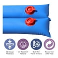 thumbnail image 2 of Blue 8 ft Long Double Chamber Water Bags | 12 Pack | 22-Gauge Heavy-Duty Vinyl Material | Secures Winter Cover to Rectangular Swimming Pools, 2 of 7