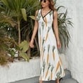 thumbnail image 6 of Easter Watercolor Carrot Hand Drawn Sleeveless Dress Summer Women Clothes Dress for Pregnant Women Dresses, 6 of 9