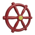 thumbnail image 2 of Esquirla Roue de Navire Pirate pour Balançoire Ensemble de Jeu Extérieur Cour Arrière Rouge, 2 of 7