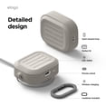 thumbnail image 5 of elago Armor Case Compatible with AirPods Pro 3 Case - Carabiner Included, Supports Wireless Charging, Shock Resistant, Full Protection (Stone), 5 of 5