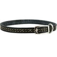 thumbnail image 2 of Genuine Leather Dog Collar 8"-9.5" Neck for Smallest Breeds and Young Puppies Black, 2 of 2