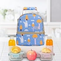 SPOORYYO Breastmilk Cooler Bag with Ice Pack,Insulation Bag Milk Bag Milk Storage Backpack Bento Bag Double-layer Breast Milk Backpack Milk Bottle Fresh-keeping And Refrigerated Mommy Bag