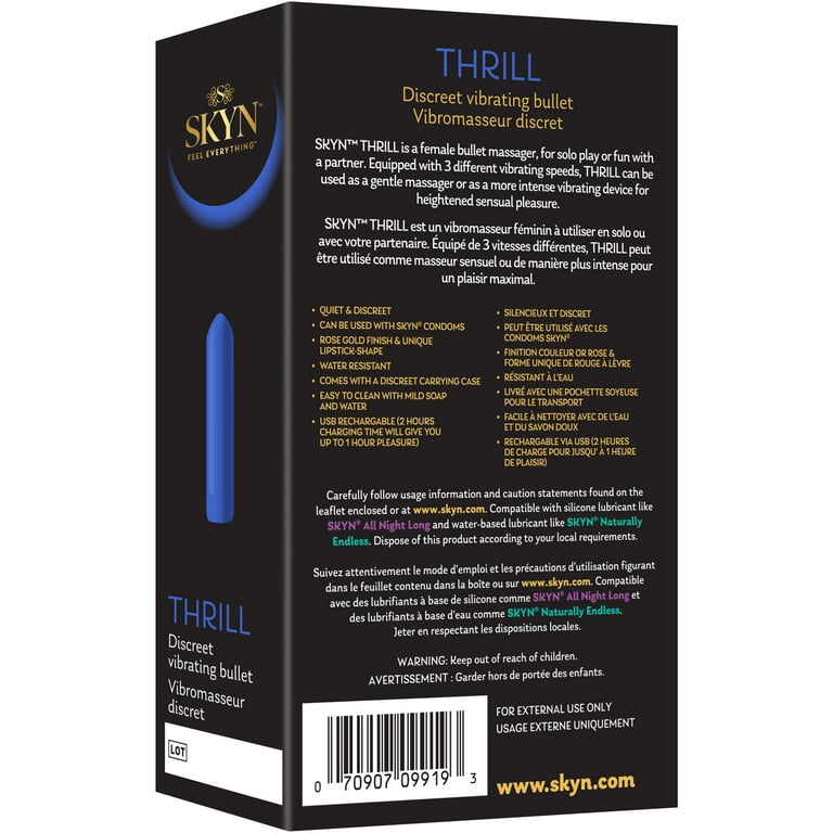 skyn thrill discreet vibrating bullet SKYN Thrill - Discrete Vibrating Bullet main image 1