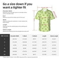 thumbnail image 3 of Happy Little Frogs Men'S 3d Print Casual Button Down Shirts, Novelty Hawaiian Short Sleeves S, 3 of 7