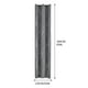 thumbnail image 3 of Cortinas blackout grises de 63 pulgadas de ancho x 52 pulgadas de alto, juego de panel de cortina, cortinas elegantes para el dormitorio, 3 of 9